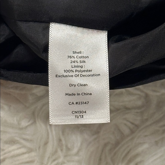 NWT Talbots faux pearl embellished black knee length skirt 20W - Picture 7 of 12